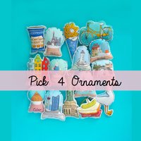 Ornament Sets Pick 4 Weihnachtsornamente - Mix & Match Bundle von creationzbycatherine