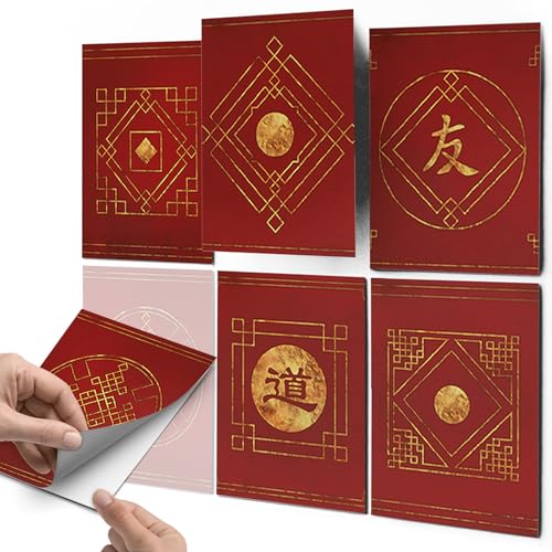 CREATISTO Fliesenaufkleber Fliesenfolie Mosaikfliesen - Klebefolie Aufkleber für Fliesen I Klebefliesen Deko Folien für Fliesen in Küche u. Bad/Badezimmer (20x25 cm I 48 -Teilig) von creatisto