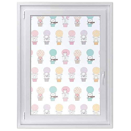 Fenster-Deko Fensterbild I Sonnenschutz Fenster Aufkleber I Deko für Bad, Küche, Kinderzimmer - Farbecht, Robust, Lichtdurchlässig - Made in Germany von creatisto