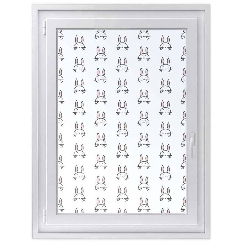 Fensterfolie [hoch] - Design: Hoppel 50x70 cm von creatisto