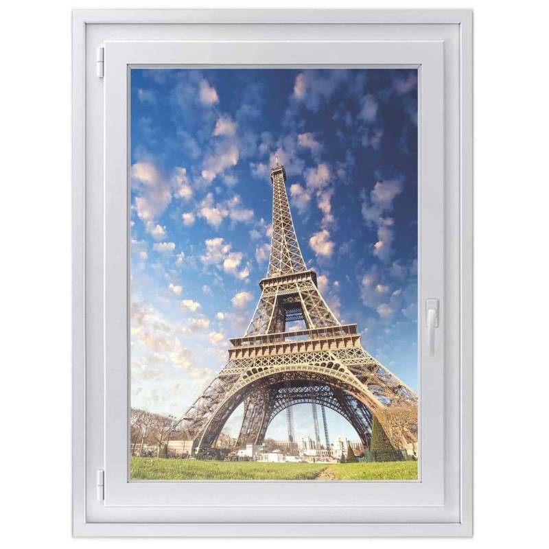 Fensterfolie [hoch] - Design: La Tour Eiffel 70x100 cm von creatisto