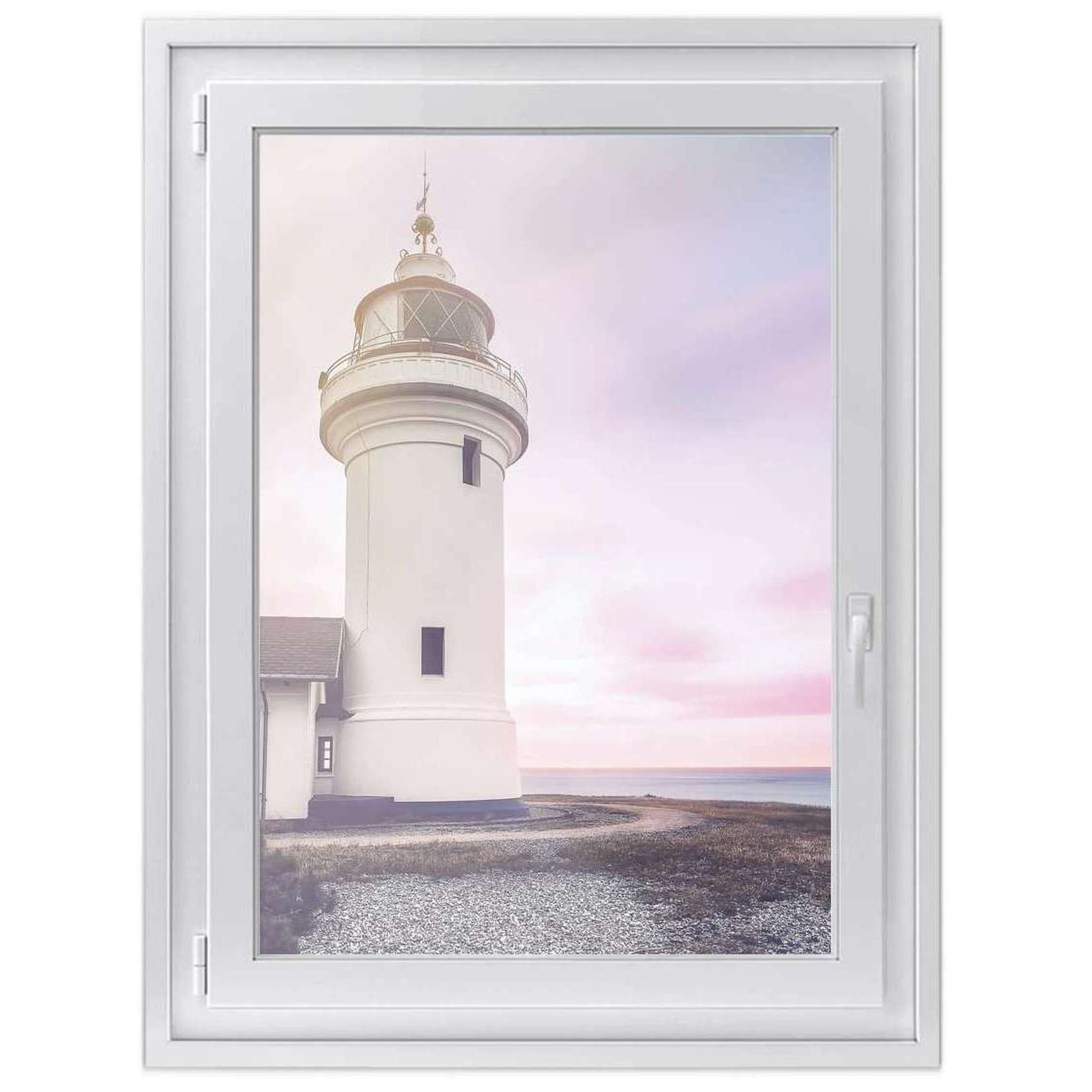 Fensterfolie [hoch] - Design: Lighthouse 40x50 cm von creatisto