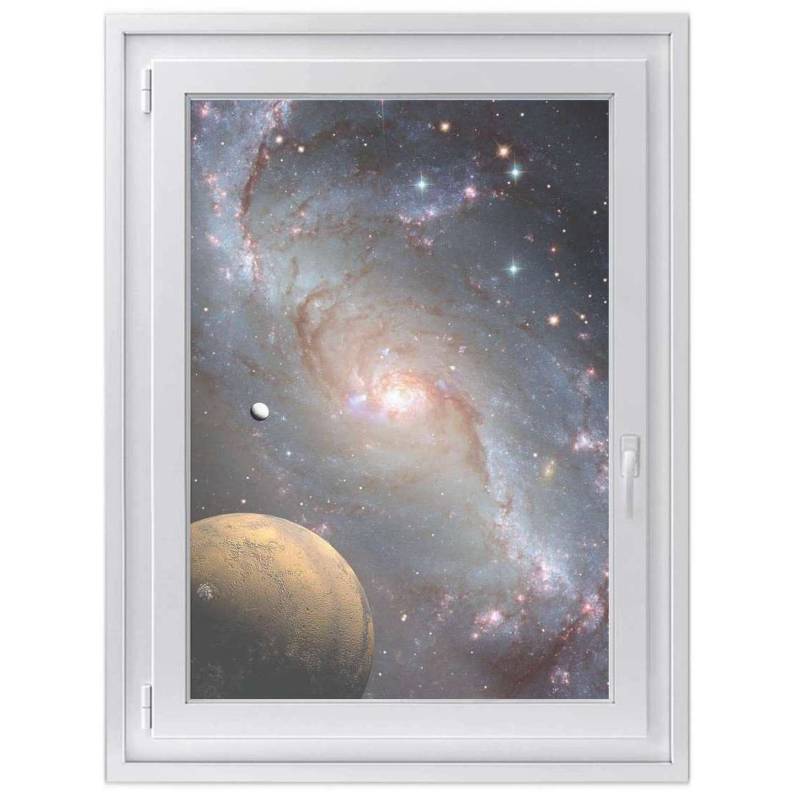 Fensterfolie [hoch] - Design: Milky Way 90x120 cm von creatisto
