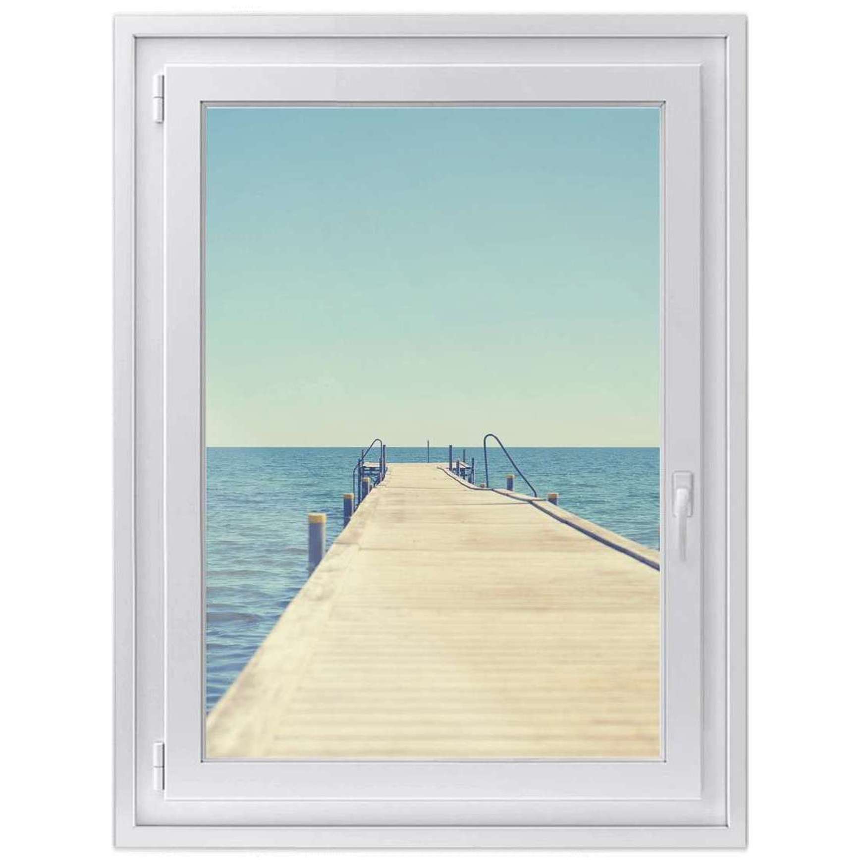 Fensterfolie [hoch] - Design: Neustart 90x120 cm von creatisto