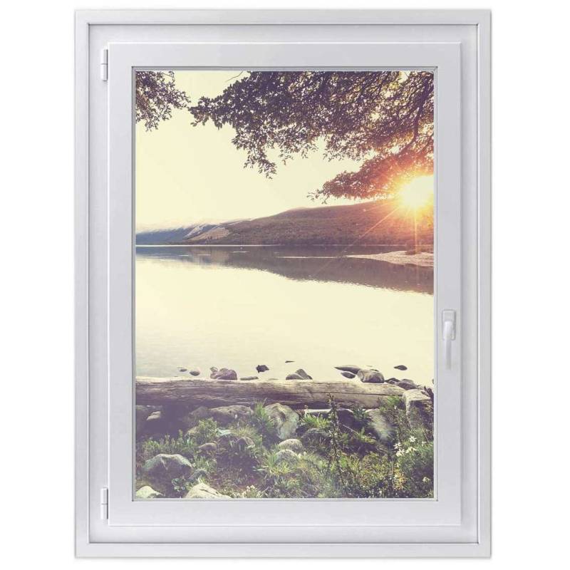 Fensterfolie [hoch] - Design: Seaside Dreams 30x40 cm von creatisto