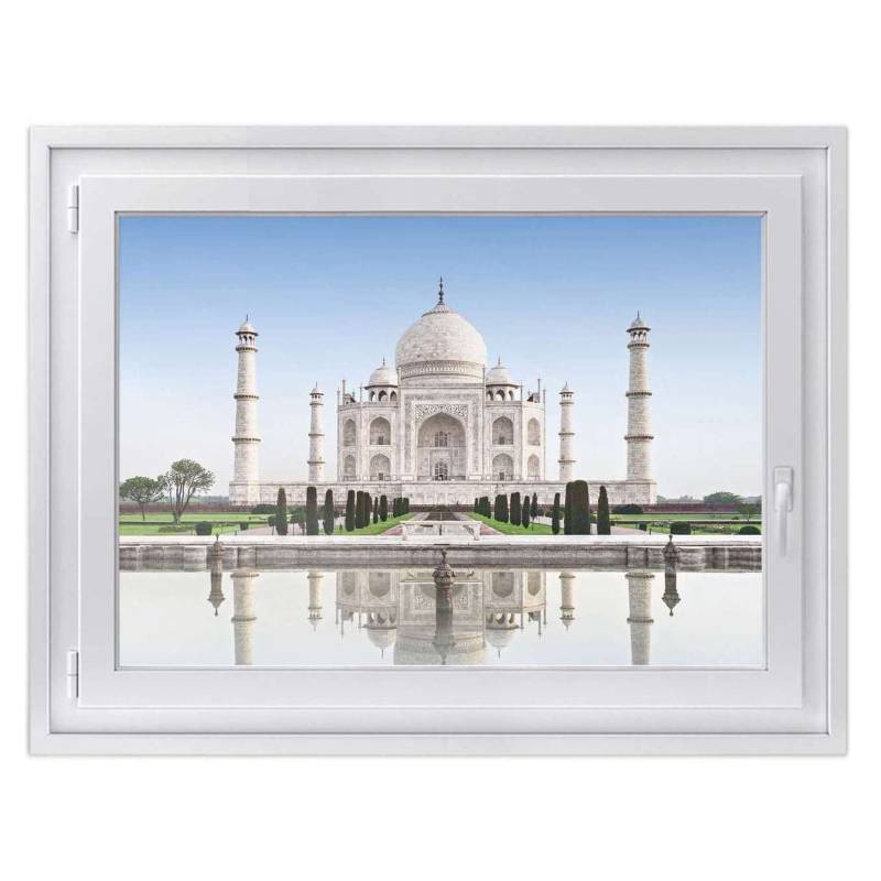 Fensterfolie [quer] - Design: Taj Mahal 40x30 cm von creatisto