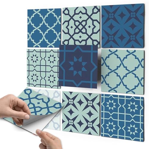 Fliesenmosaik Dekoaufkleber Fliesen - CREATISTO Fliesensticker I Fliesen Klebefolie Folie Sticker Aufkleber Deko Badezimmer u. Küche I 20x20 cm - Motiv Ornamente - 9 Stück Fliesenmosaik Dekoaufkleber Fliesen - CREATISTO Fliesensticker I Fliesen Klebefolie Folie Sticker Aufkleber Deko Badezimmer u. Küche I 20x20 cm - Motiv Ornamente - 9 Stück von creatisto