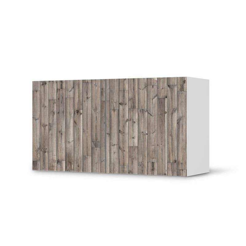 Folie f?r M?bel IKEA Besta Regal 2 T?ren (quer) - Design: Dark washed von creatisto