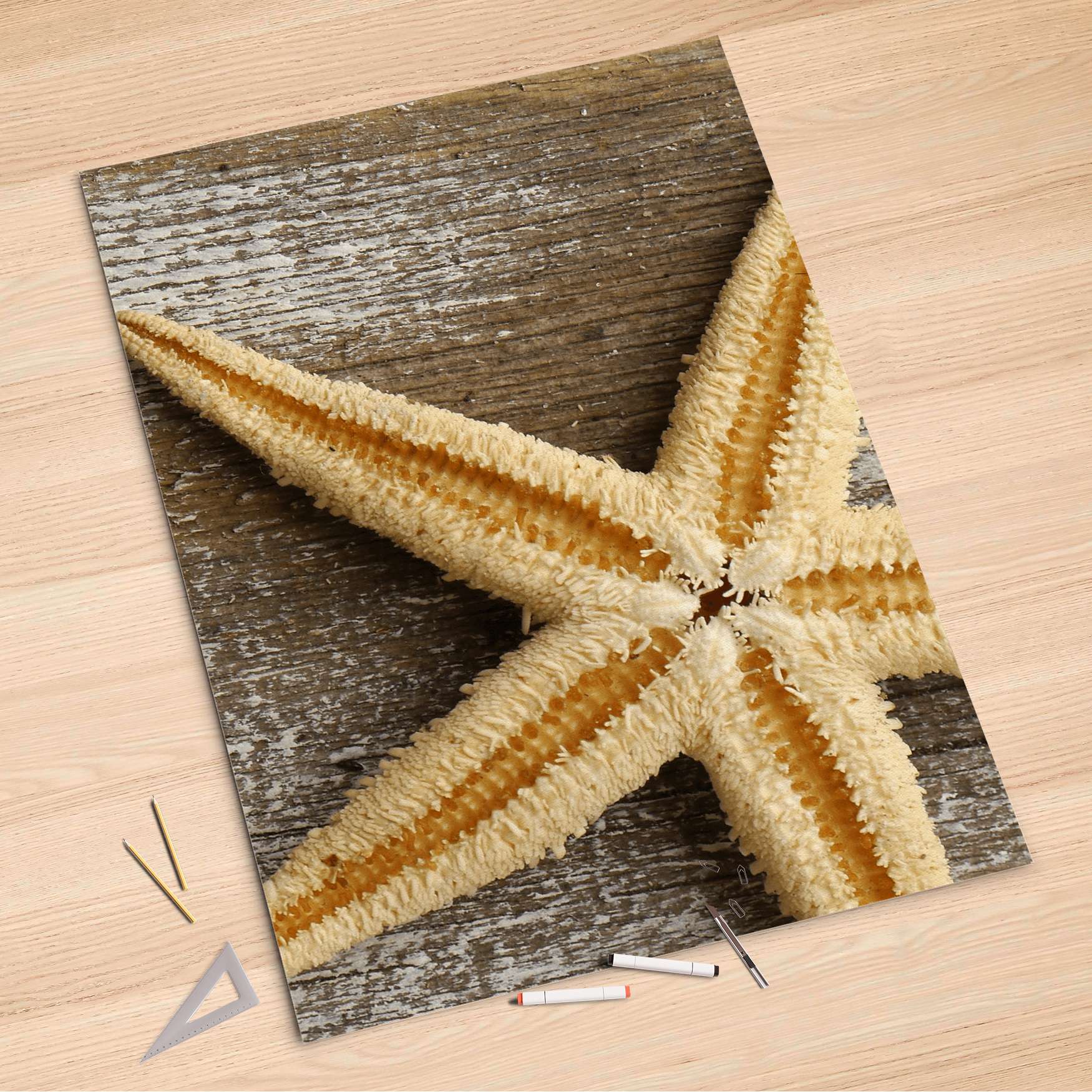 Folienbogen (100x150 cm) - Design: Starfish von creatisto