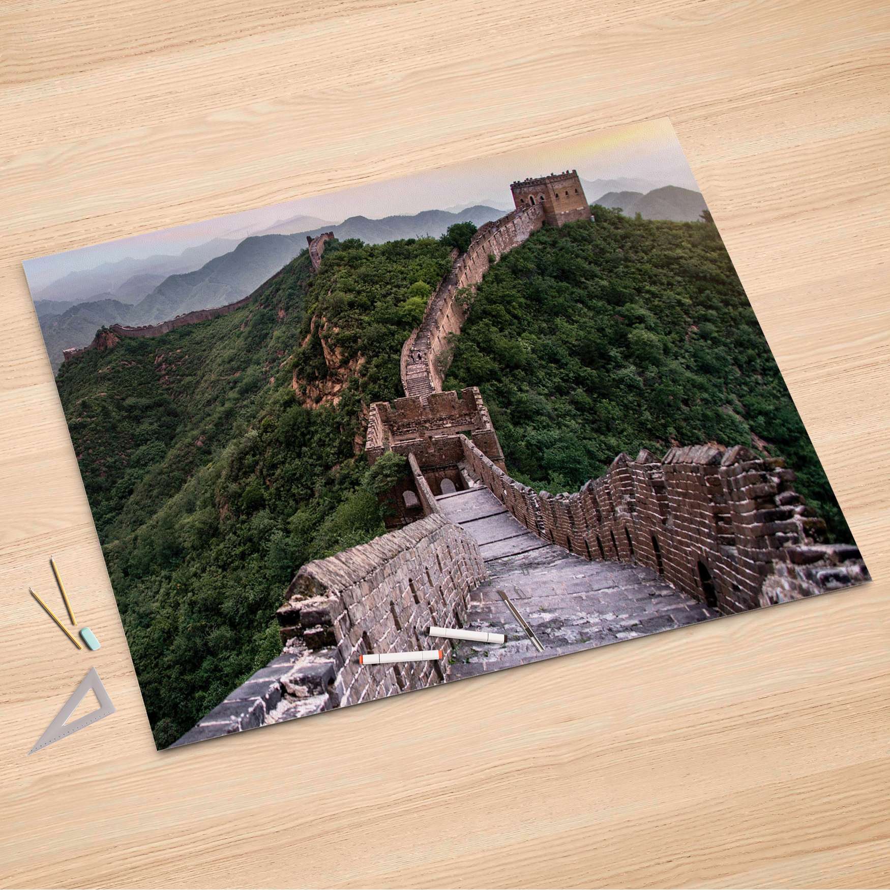 Folienbogen (150x100 cm) - Design: The Great Wall von creatisto