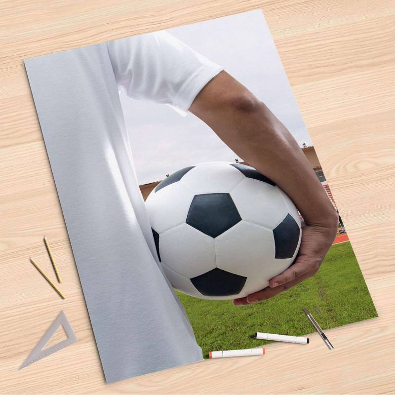 Folienbogen (80x120 cm) - Design: Footballmania von creatisto