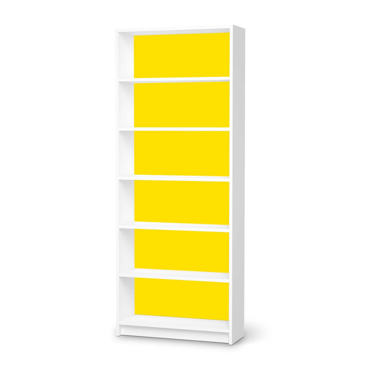 Klebefolie IKEA Billy Regal 6 Fächer - Design: Gelb Dark von creatisto