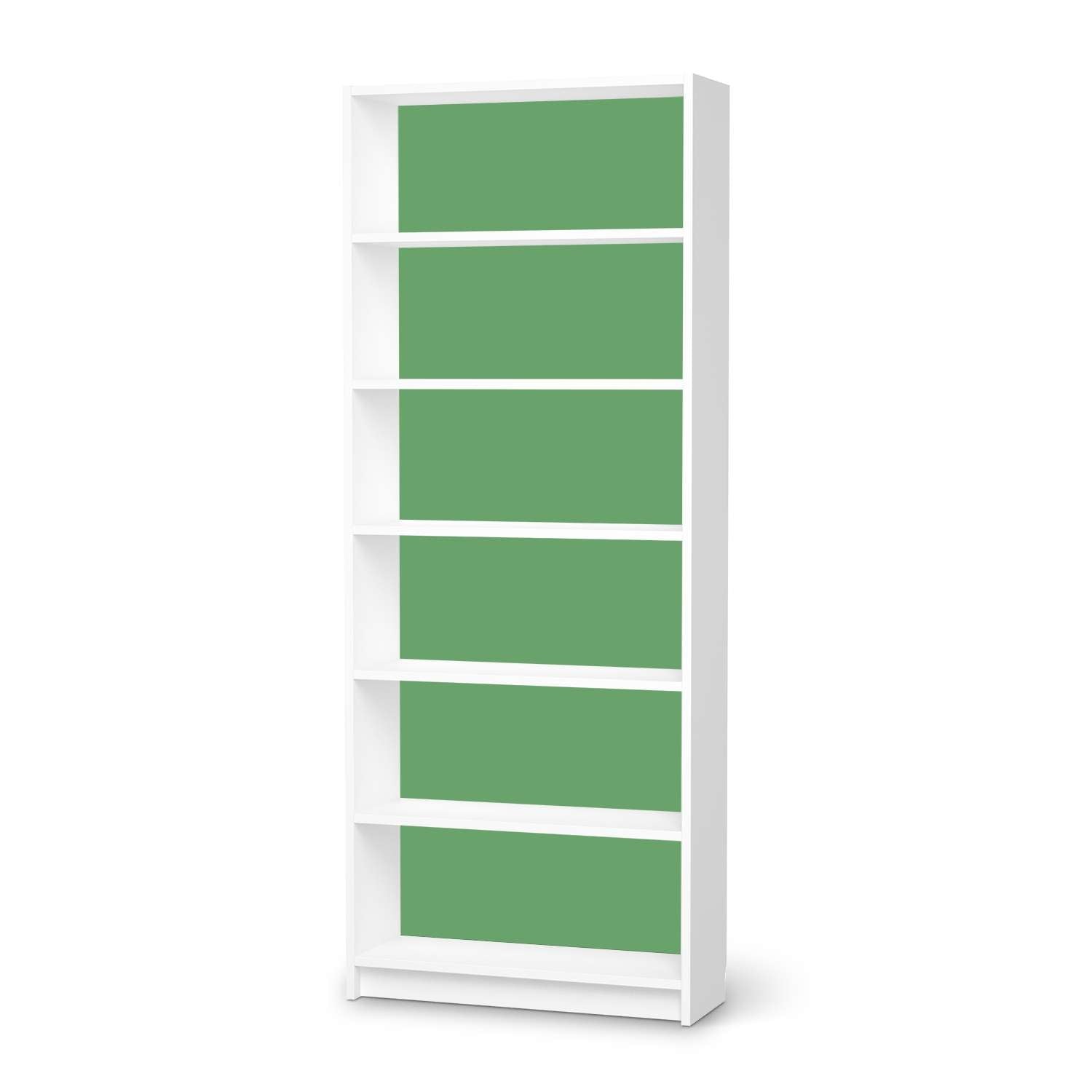 Klebefolie IKEA Billy Regal 6 Fächer - Design: Grün Light von creatisto