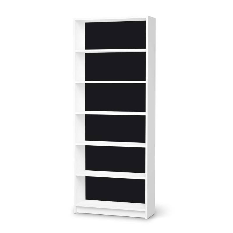 Klebefolie IKEA Billy Regal 6 F?cher - Design: Schwarz von creatisto