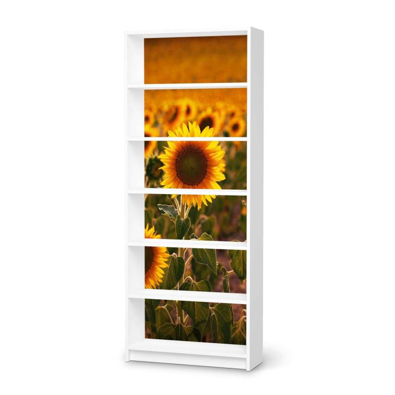 Klebefolie IKEA Billy Regal 6 F?cher - Design: Sunflowers von creatisto