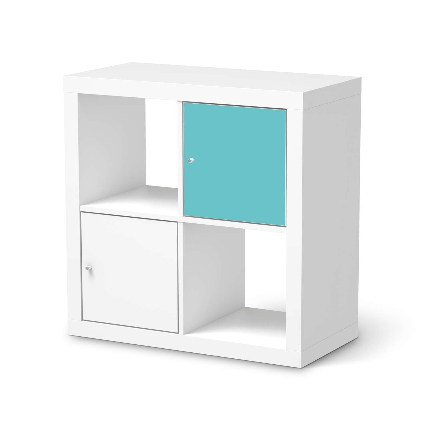 Klebefolie IKEA Expedit Regal T?r einzeln - Design: T?rkisgr?n Light von creatisto