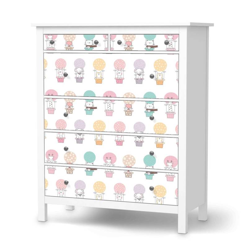Klebefolie IKEA Hemnes Kommode 6 Schubladen - Design: Flying Animals von creatisto