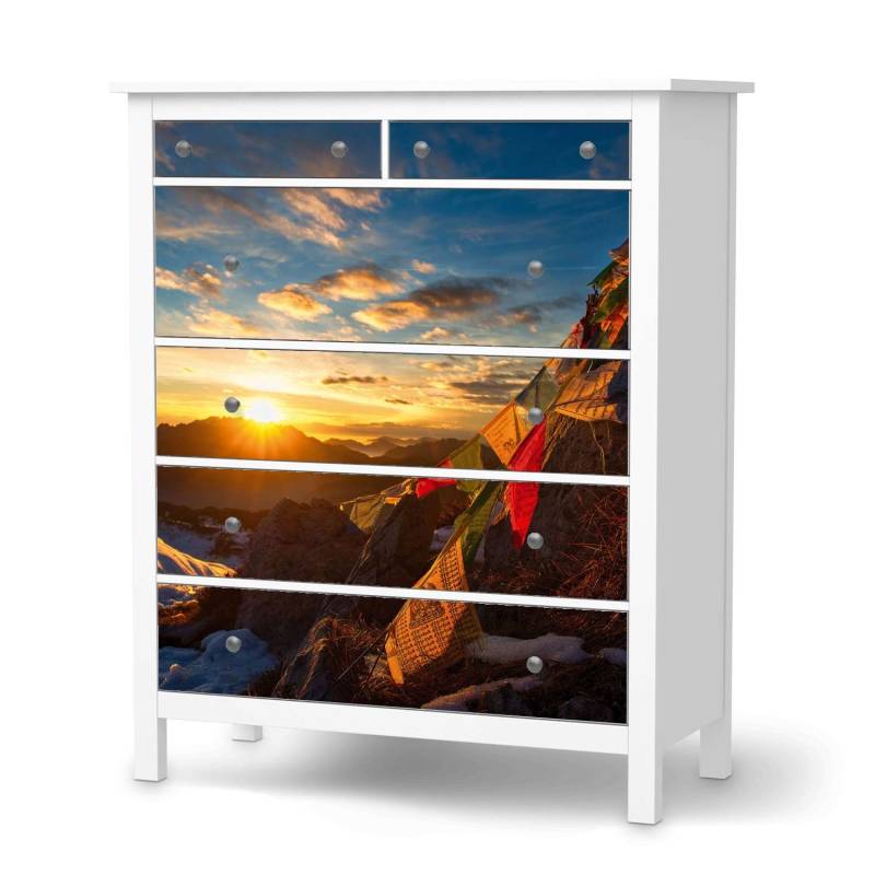 Klebefolie IKEA Hemnes Kommode 6 Schubladen - Design: Tibet von creatisto