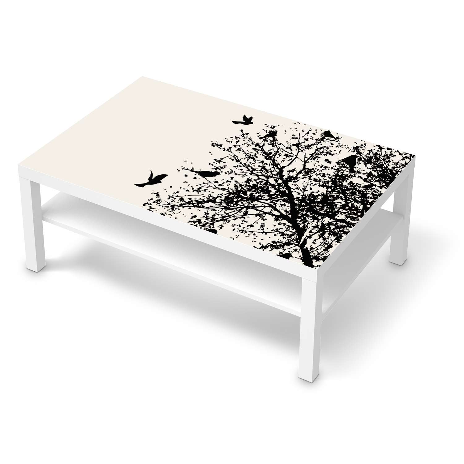 Klebefolie IKEA Lack Tisch 118x78 cm - Design: Tree and Birds 2 Klebefolie IKEA Lack Tisch 118x78 cm - Design: Tree and Birds 2 von creatisto