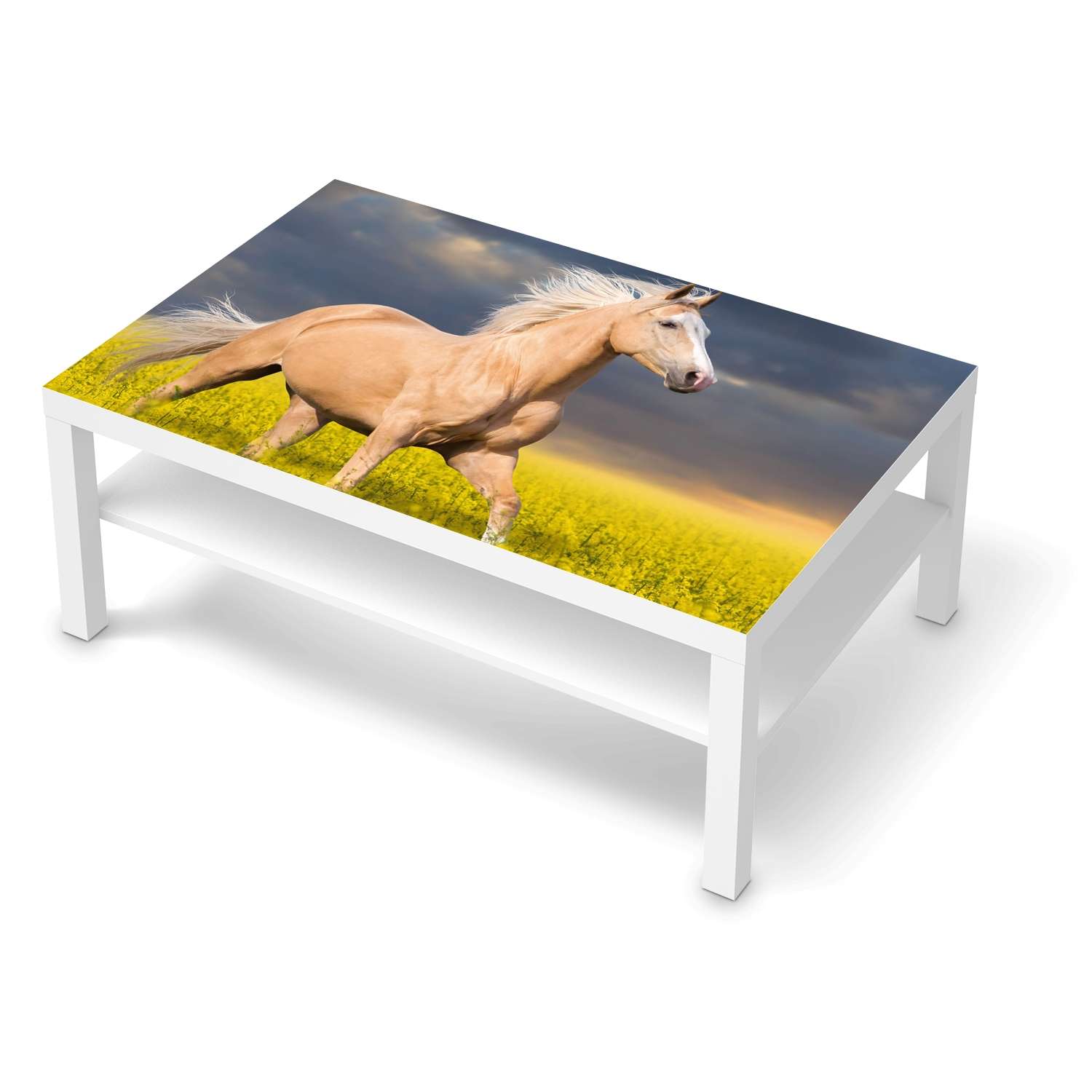 Klebefolie IKEA Lack Tisch 118x78 cm - Design: Wildpferd Klebefolie IKEA Lack Tisch 118x78 cm - Design: Wildpferd von creatisto