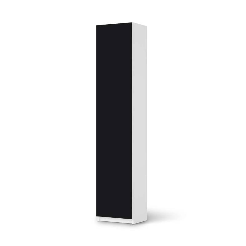 Klebefolie IKEA Pax Schrank 236 cm H?he - 1 T?r - Design: Schwarz von creatisto