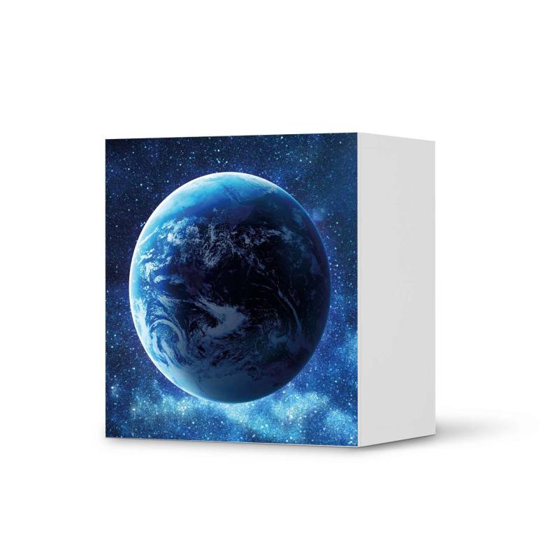Klebefolie f?r M?bel IKEA Besta Regal 1 T?re - Design: Planet Blue von creatisto