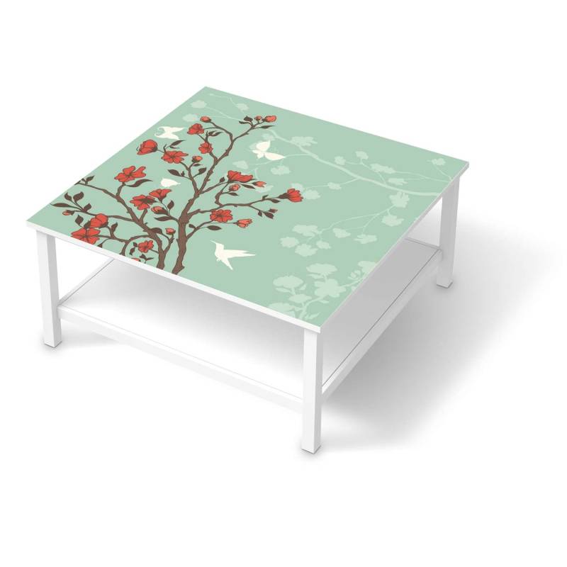 Klebefolie f?r M?bel IKEA Hemnes Tisch 90x90 cm - Design: Bl?tenzauber von creatisto