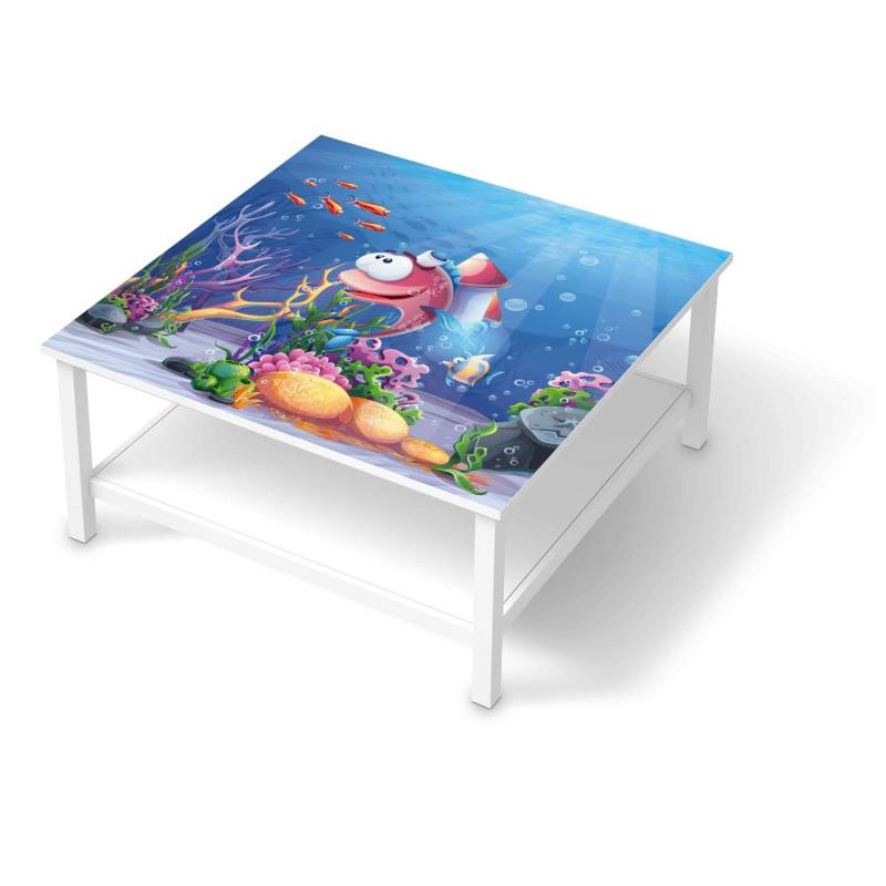 Klebefolie f?r M?bel IKEA Hemnes Tisch 90x90 cm - Design: Bubbles von creatisto