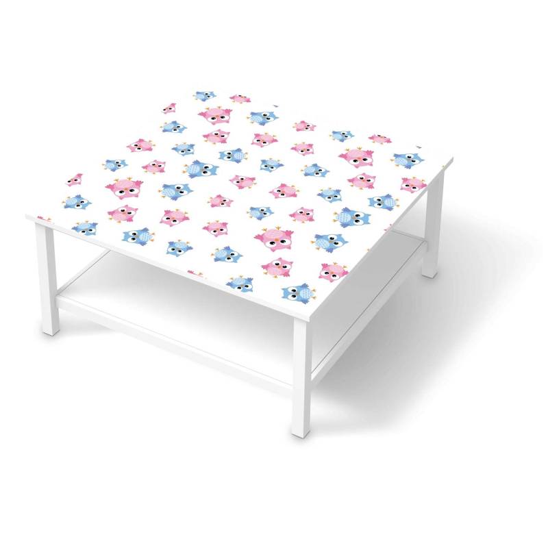 Klebefolie f?r M?bel IKEA Hemnes Tisch 90x90 cm - Design: Eulenparty von creatisto