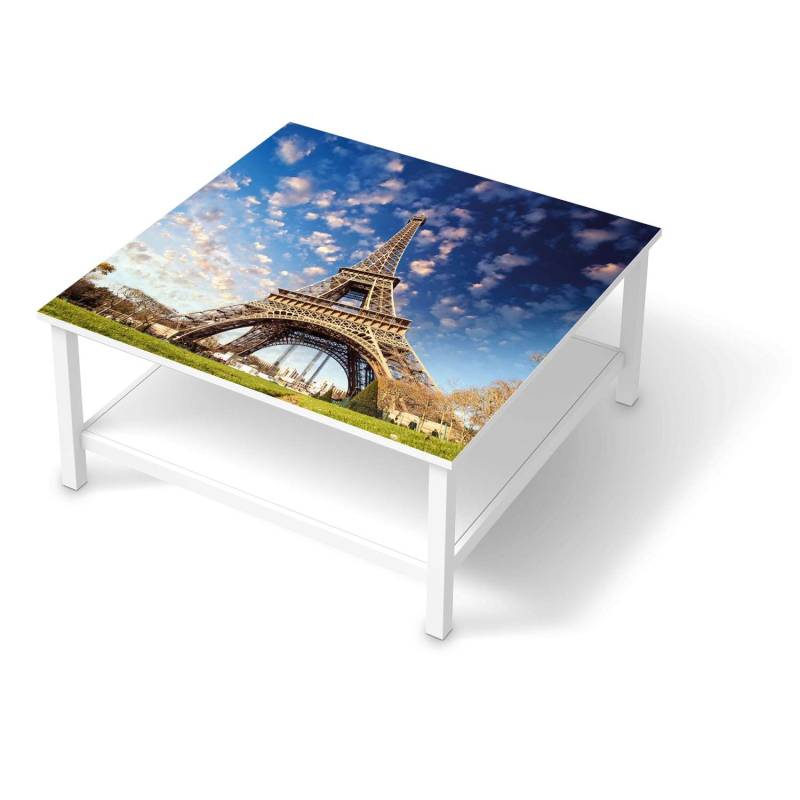 Klebefolie f?r M?bel IKEA Hemnes Tisch 90x90 cm - Design: La Tour Eiffel von creatisto
