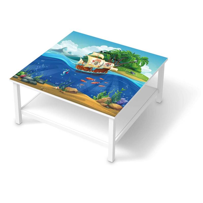 Klebefolie f?r M?bel IKEA Hemnes Tisch 90x90 cm - Design: Pirates von creatisto