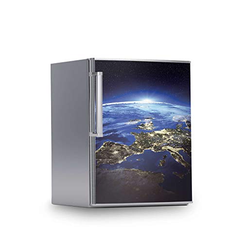 Kühlschrank Aufkleber I Dekoration für Kühlschranktür - Sticker Folie selbstklebend I Deko Küche - Design: Earth View von creatisto