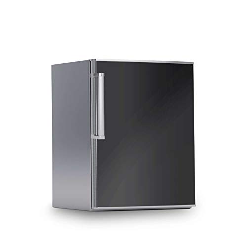 Kühlschrank Aufkleber I Dekoration für Kühlschranktür - Sticker Folie selbstklebend I Deko Küche - Farbe: Schwarz von creatisto