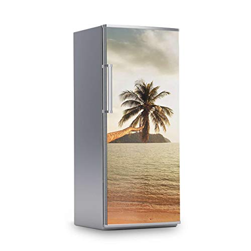 Kühlschrank Aufkleber I Dekosticker für Kühlschranktür - Klebefolie Sticker selbstklebend I Tattoo Küche - Design: Paradise von creatisto