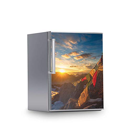 Kühlschrank Aufkleber I Dekosticker für Kühlschranktür - Klebefolie Sticker selbstklebend I Tattoo Küche - Design: Tibet von creatisto
