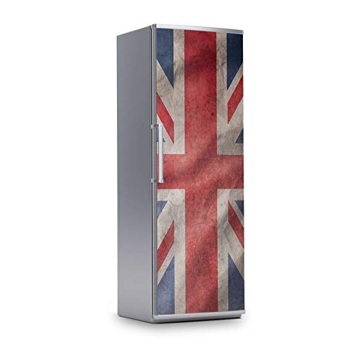 Kühlschrank Designfolie I Dekosticker für Kühlschrankfront - Sticker Aufkleber selbstklebend I Tattoo Küche - Design: Union Jack von creatisto