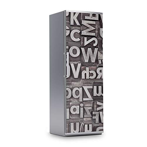 Kühlschrank Folie I Dekofolie für Kühlschranktür - Sticker Folie selbstklebend I Dekoration Küche - Design: Alphabet von creatisto