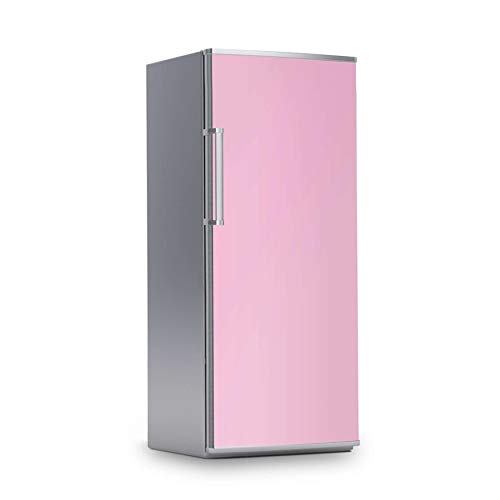 Kühlschrank Möbelfolie I Dekoraufkleber für Kühlschrankfront - Bedruckte Klebe-Folie abwaschbar I Klebefolie Küche - Farbe: Pink Light von creatisto