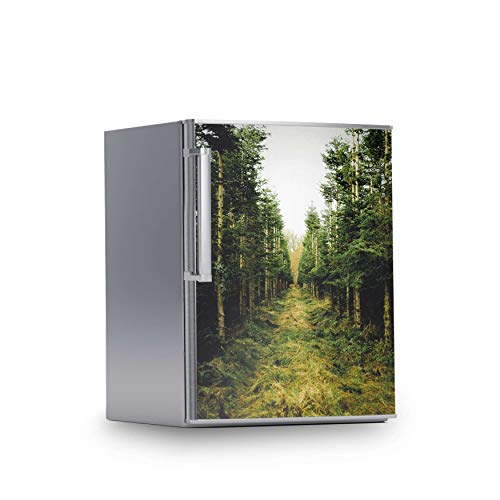 Kühlschrank Sticker I Dekoration für Kühlschrankfront - Klebesticker Aufkleber selbstklebend I Deko Küche - Design: Green Alley von creatisto