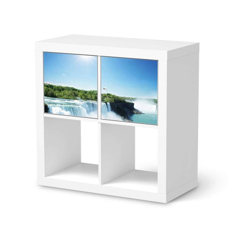M?bel Klebefolie IKEA Expedit Regal 2 T?ren (quer) - Design: Niagara Falls von creatisto