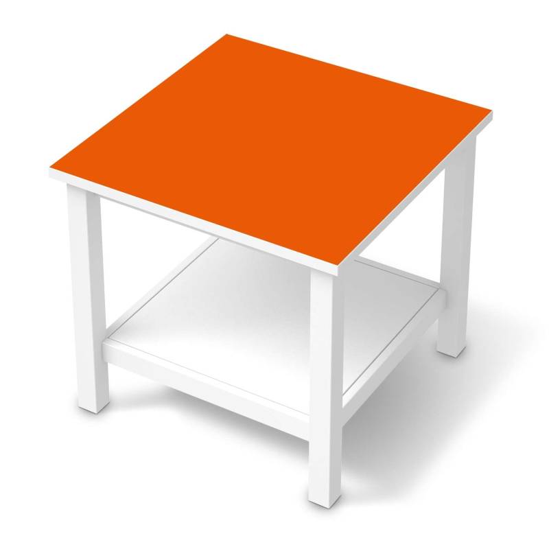 M?bel Klebefolie IKEA Hemnes Tisch 55x55 cm - Design: Orange Dark von creatisto