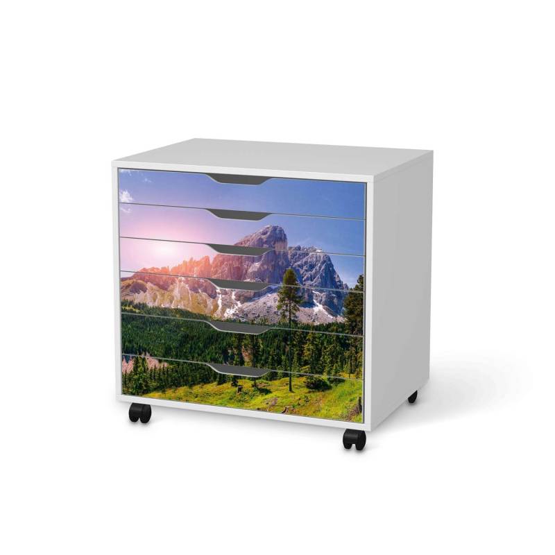 M?belfolie IKEA Alex Rollcontainer 6 Schubladen - Design: Alpenblick von creatisto