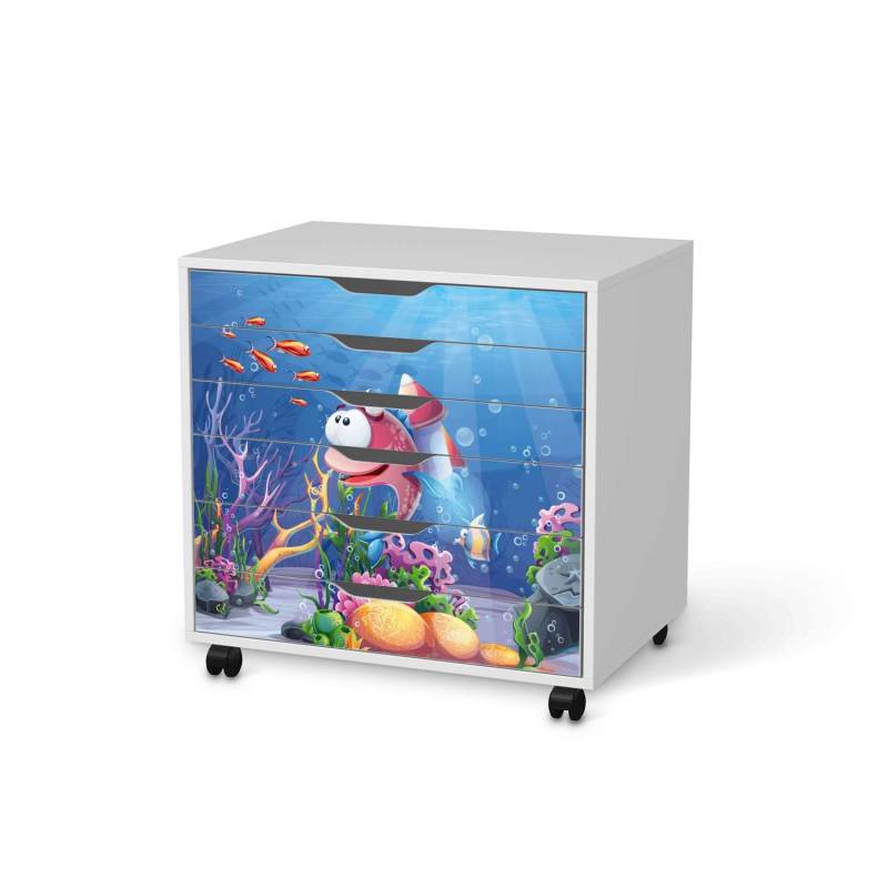 M?belfolie IKEA Alex Rollcontainer 6 Schubladen - Design: Bubbles von creatisto