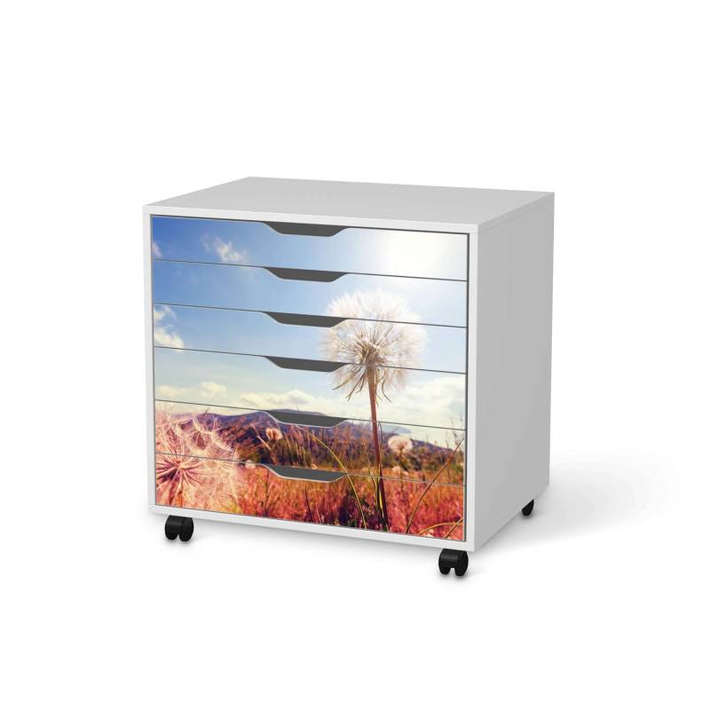 M?belfolie IKEA Alex Rollcontainer 6 Schubladen - Design: Dandelion von creatisto