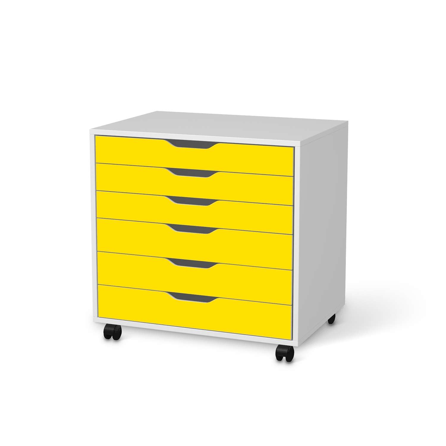 M?belfolie IKEA Alex Rollcontainer 6 Schubladen - Design: Gelb Dark von creatisto
