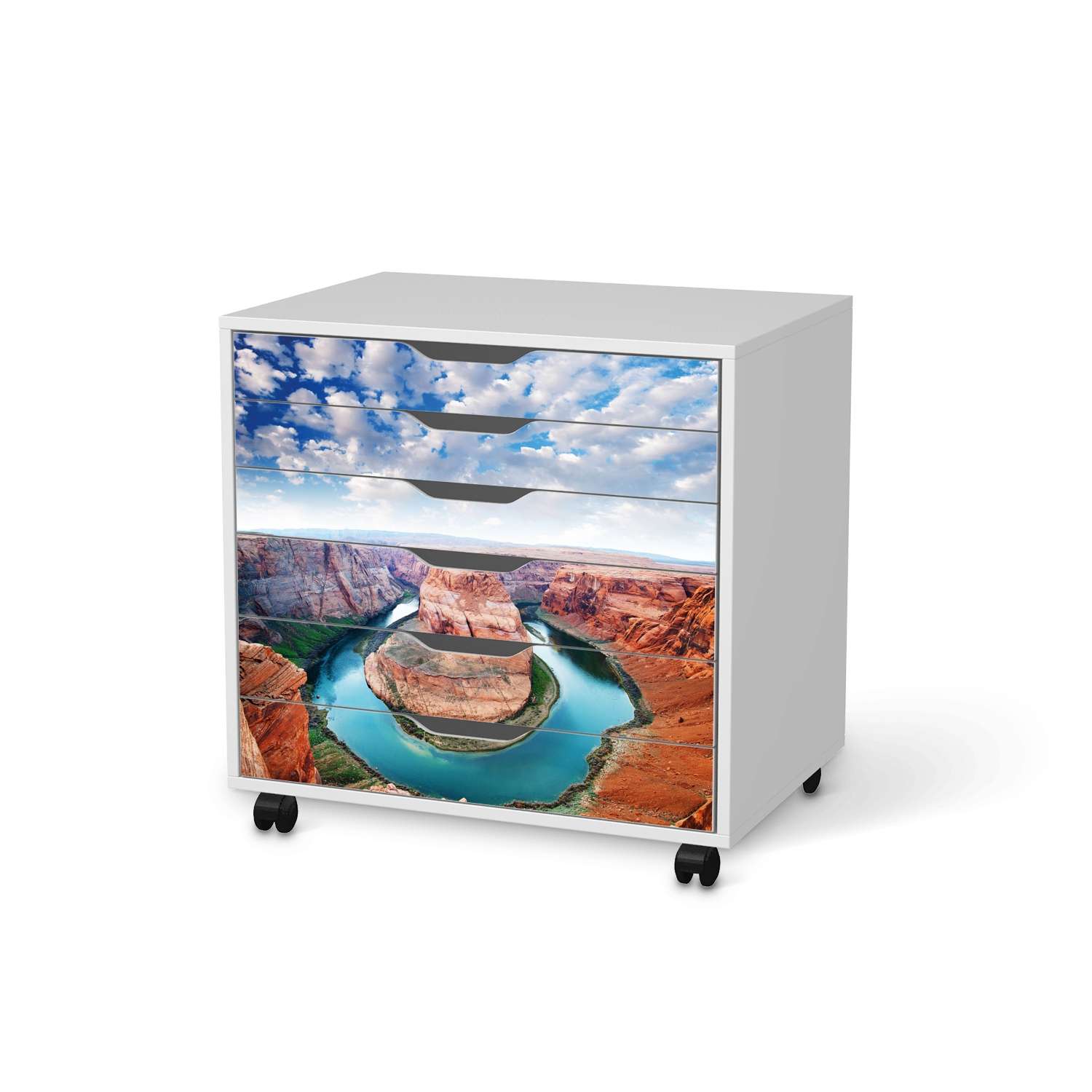 M?belfolie IKEA Alex Rollcontainer 6 Schubladen - Design: Grand Canyon von creatisto