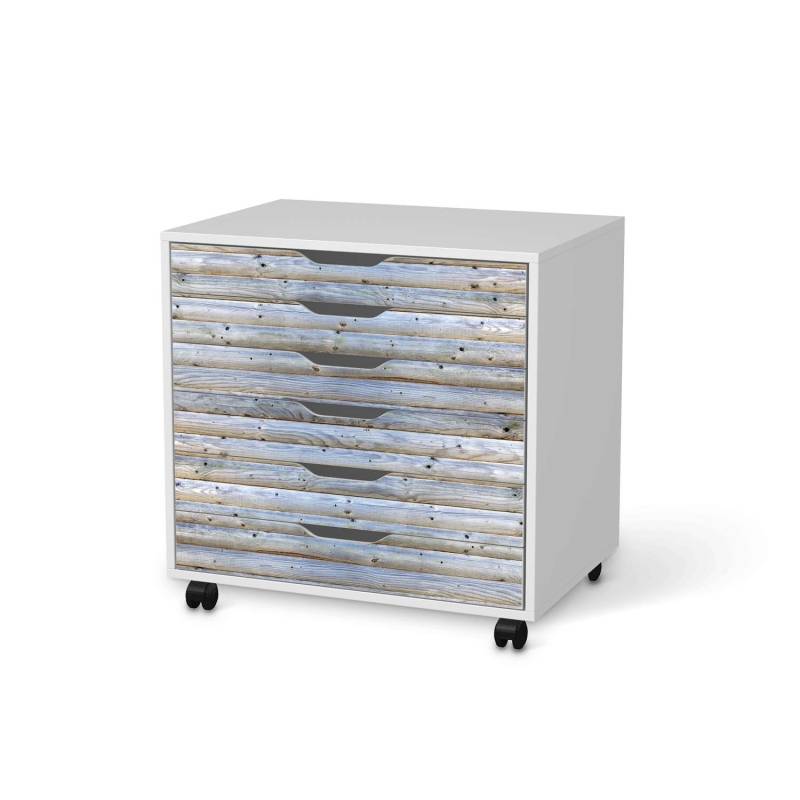 M?belfolie IKEA Alex Rollcontainer 6 Schubladen - Design: Greyhound von creatisto