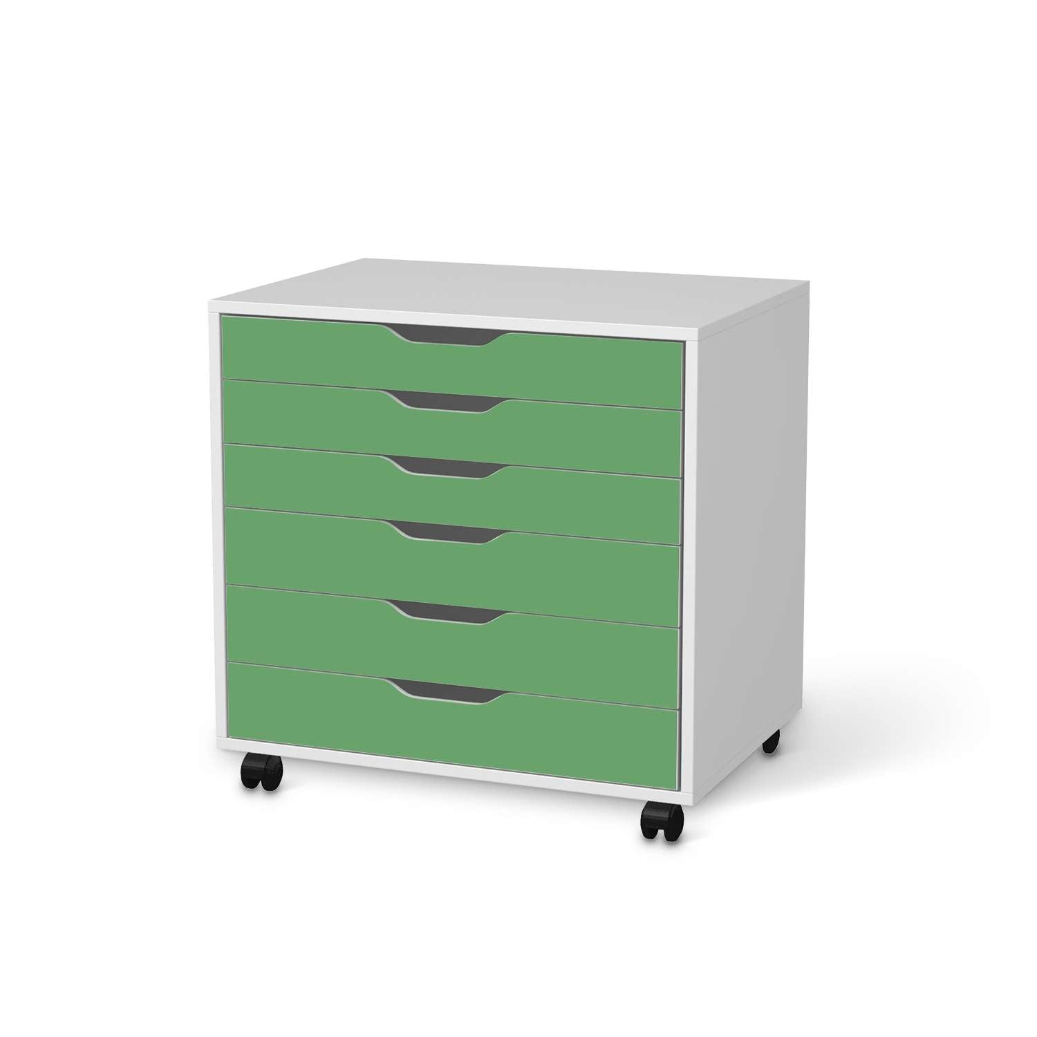 M?belfolie IKEA Alex Rollcontainer 6 Schubladen - Design: Gr?n Light von creatisto