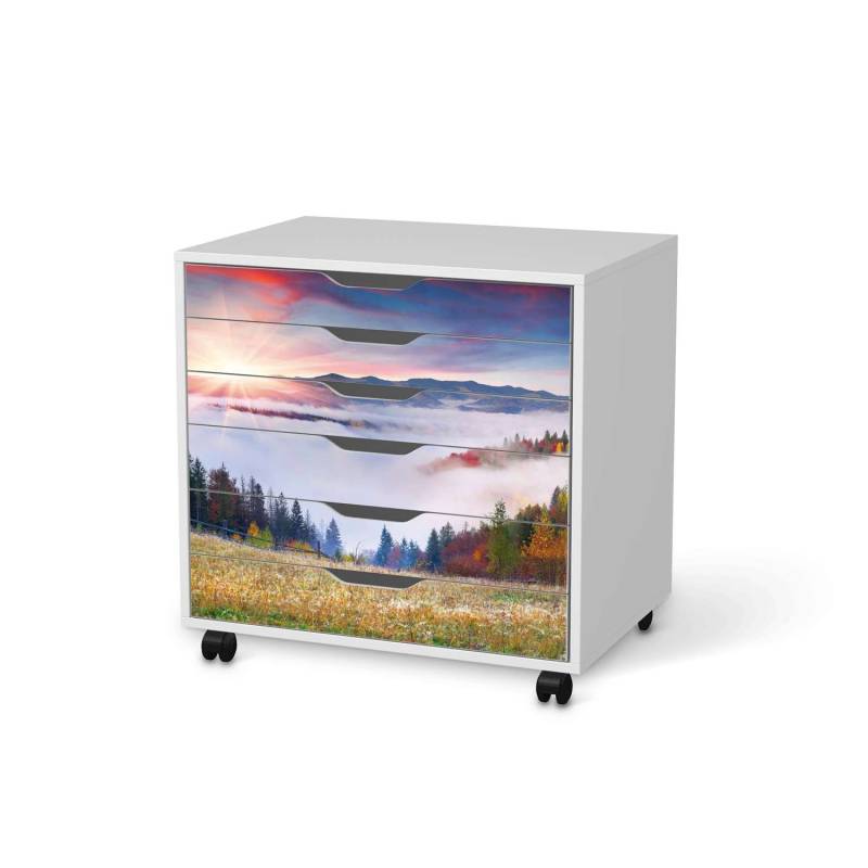 M?belfolie IKEA Alex Rollcontainer 6 Schubladen - Design: Herbstwald von creatisto