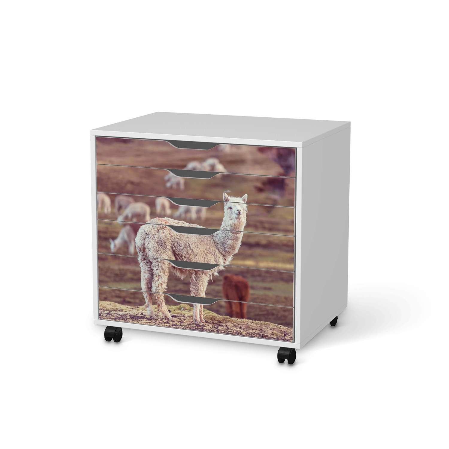 M?belfolie IKEA Alex Rollcontainer 6 Schubladen - Design: Pako M?belfolie IKEA Alex Rollcontainer 6 Schubladen - Design: Pako von creatisto